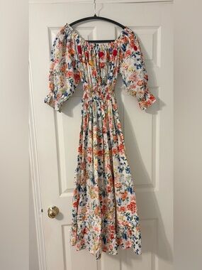 Mi Golondrina Floral Maxi Dress